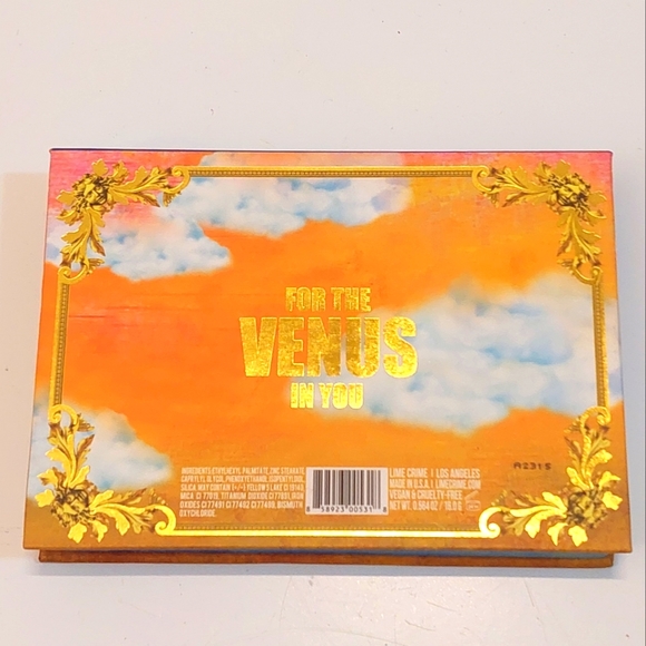 LNIB Lime Crime Venus Eyeshadow Palette - Picture 9 of 11